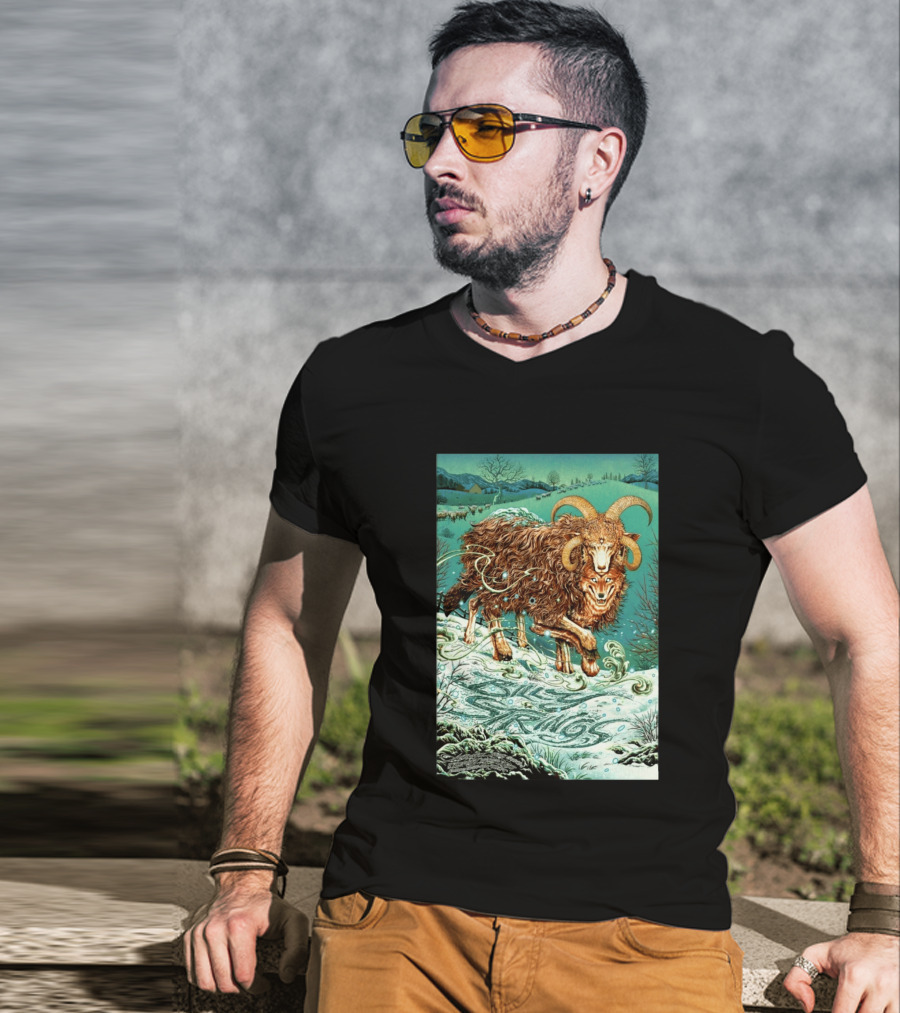Billy Strings Asheville NC Event Feb 10 14 2026 Wolf Ram T-Shirt
