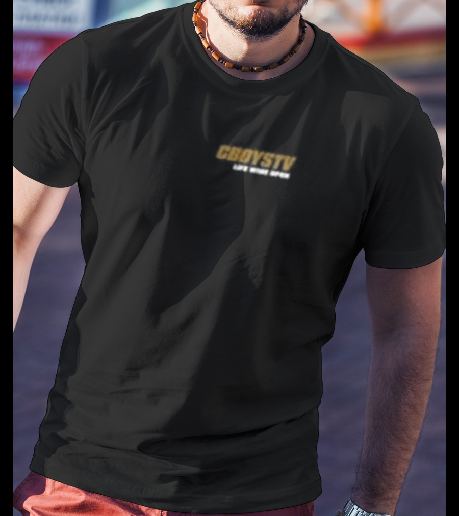CboysTV Life Wide Open Bass Spec Adrenaline Adventure T-Shirt