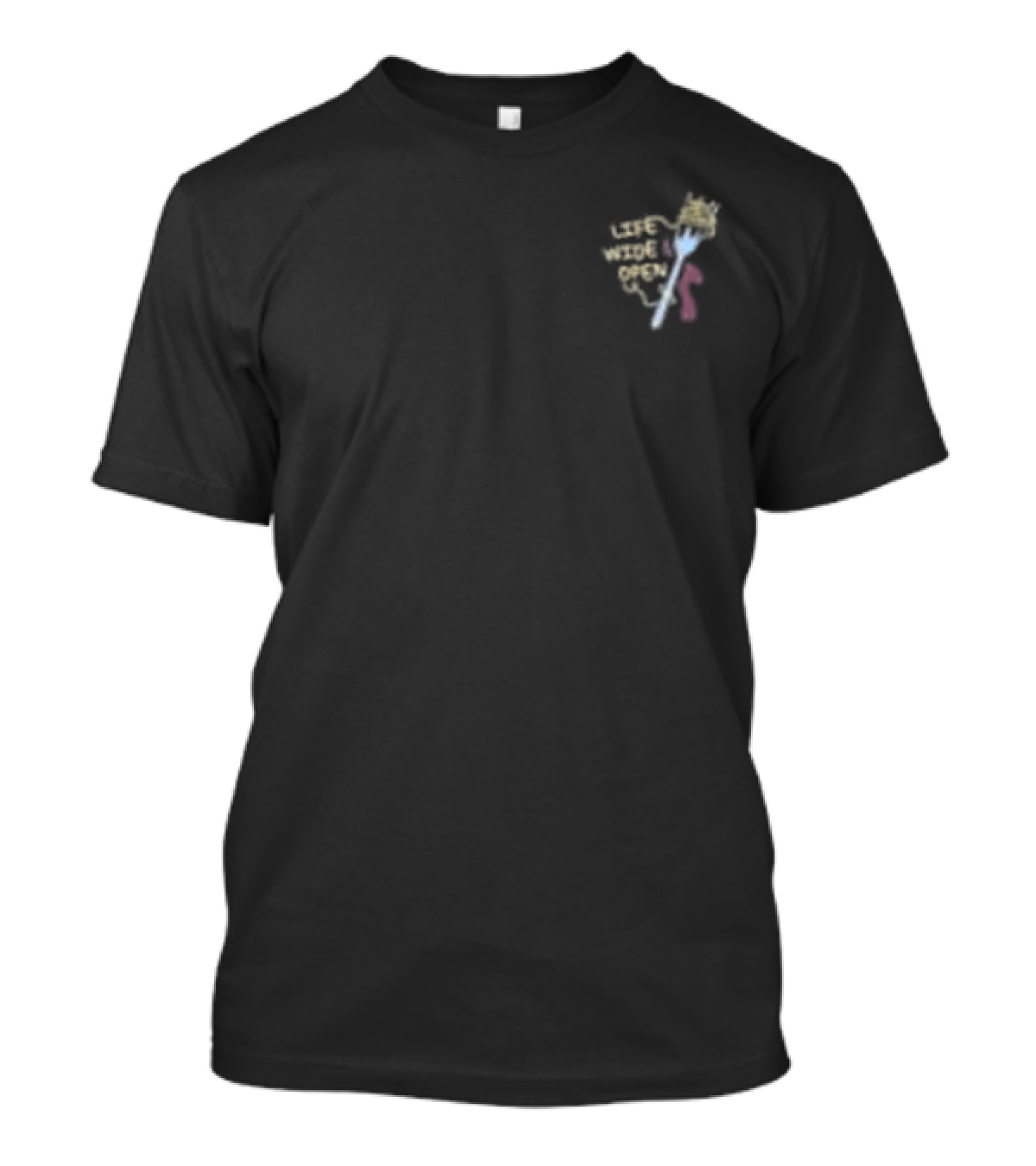 CboysTV Life Wide Open Spaghetti Night Pastel Handprint T-Shirt