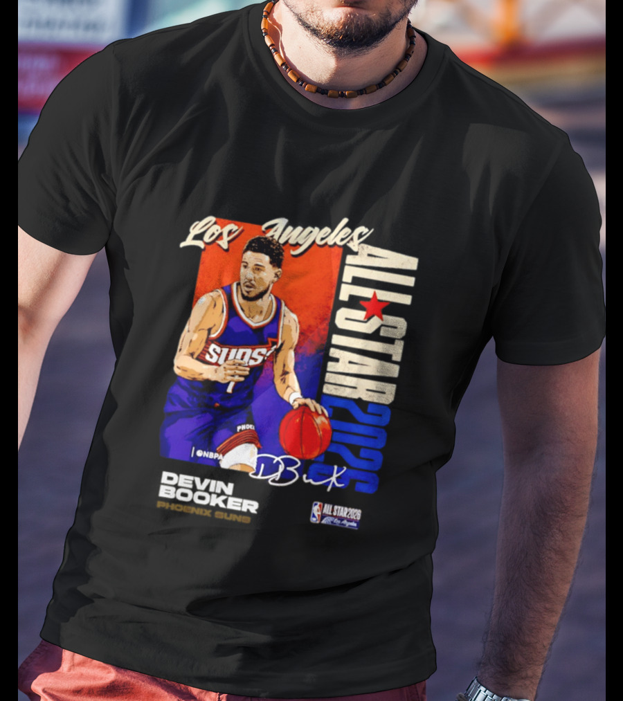 Devin Booker Los Angeles 2026 NBA All Star Suns D Book T-Shirt