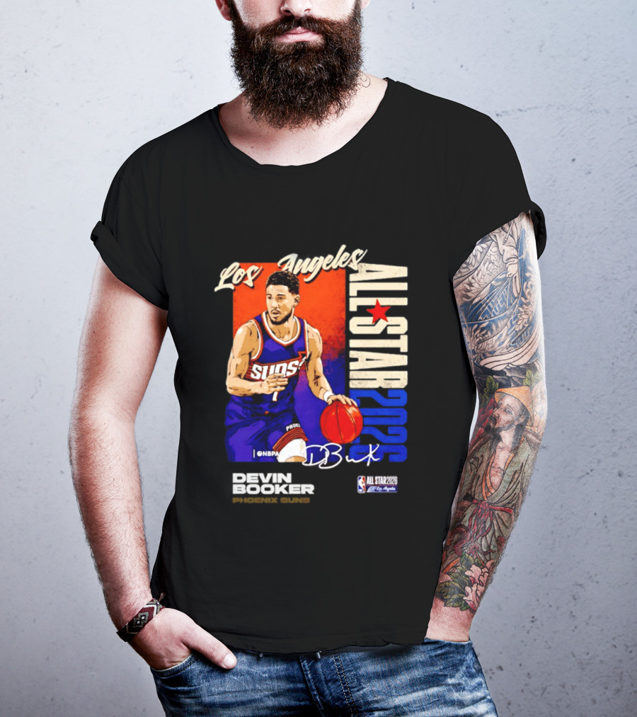 Devin Booker Los Angeles 2026 NBA All Star Suns D Book T-Shirt