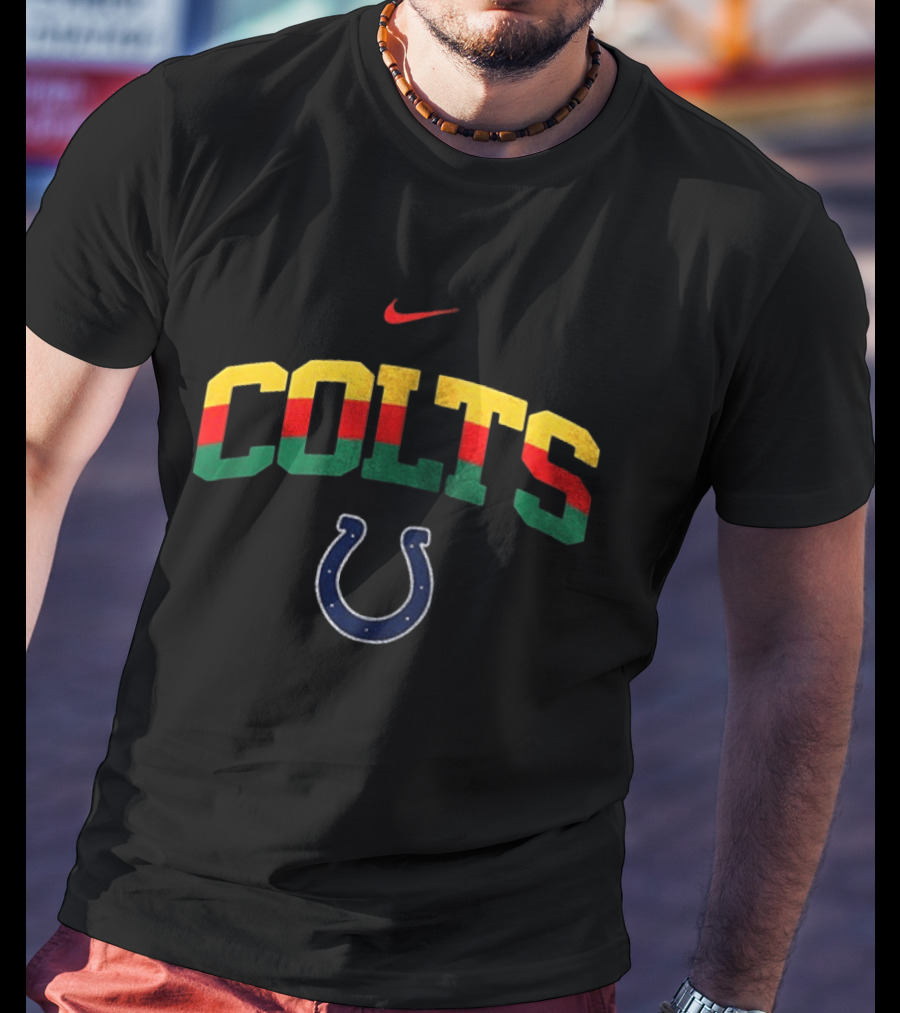 Indianapolis Colts Nike Black History Month 100th Anniversary T-Shirt