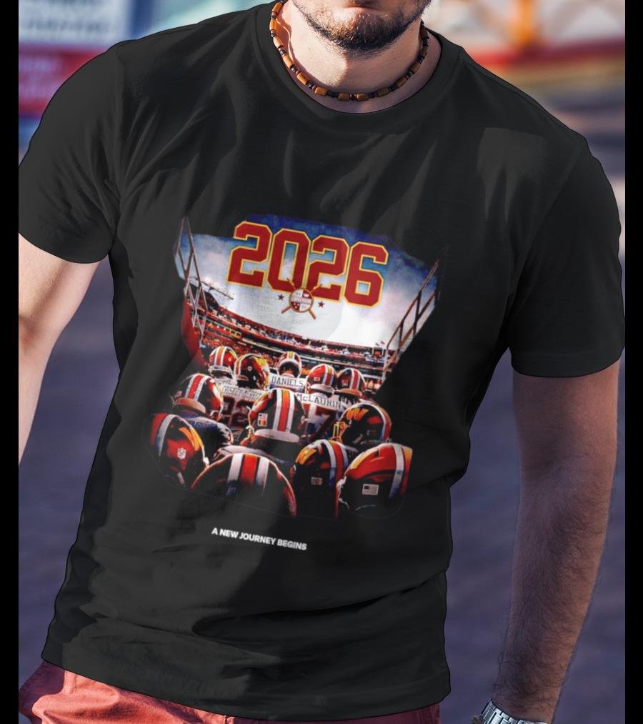 Washington Commanders 2026 Stadium Team Journey T-Shirt