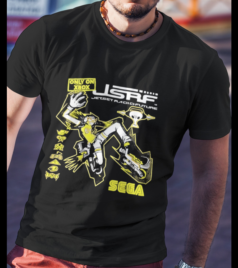 Jet Set Radio Future Sega Xbox Exclusive Iconic Game Characters T-Shirt