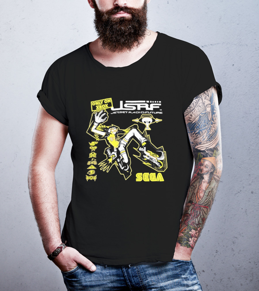 Jet Set Radio Future Sega Xbox Exclusive Iconic Game Characters T-Shirt