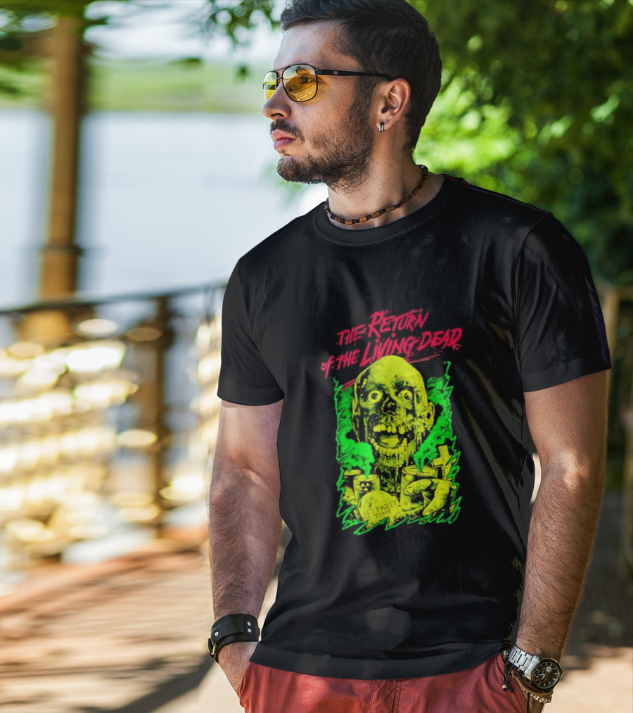 Zombie It's Party Time Return Of The Living Dead Iconic Horror T-Shirt