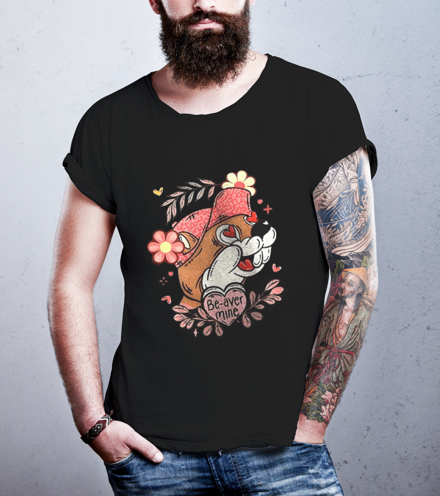 Buc Ee's Be Mine Valentine's Day Buc Ee's Love And Beaver Mine T-Shirt