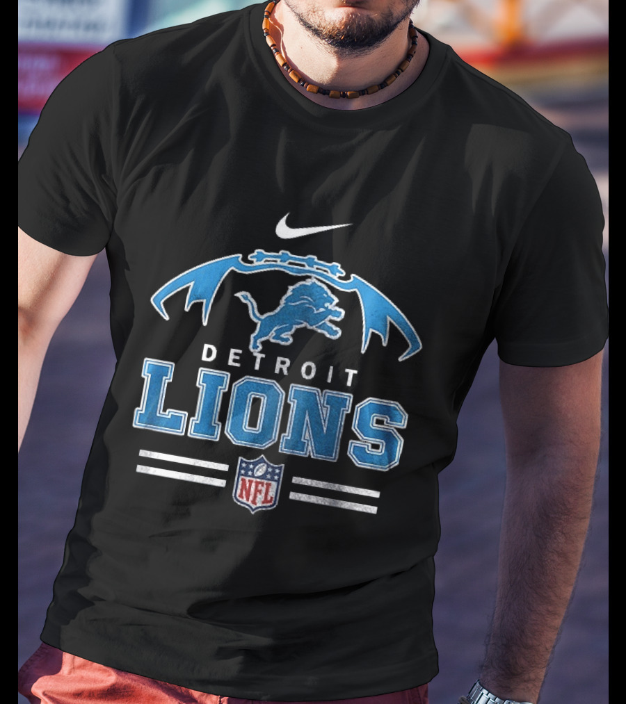 Detroit Lions Grumpy Old Caterpillar Operator NFL Nike T-Shirt