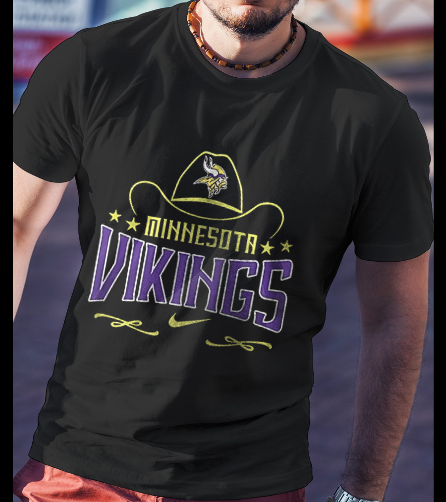 Never Underestimate Minnesota Vikings Fan With George Strait Passion T-Shirt