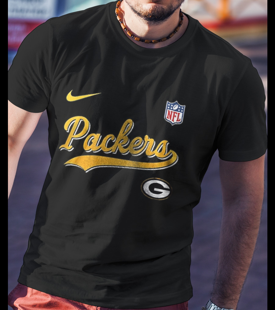 Green Bay Packers NFL Nike Collaboration 250th USA Edition T-Shirt