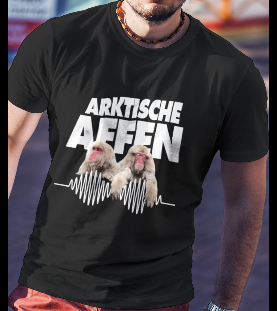 Arktische Affen Snow Monkeys Soundwave T-Shirt