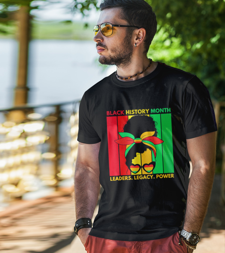 Black History Month Leaders Legacy Power African American T-Shirt