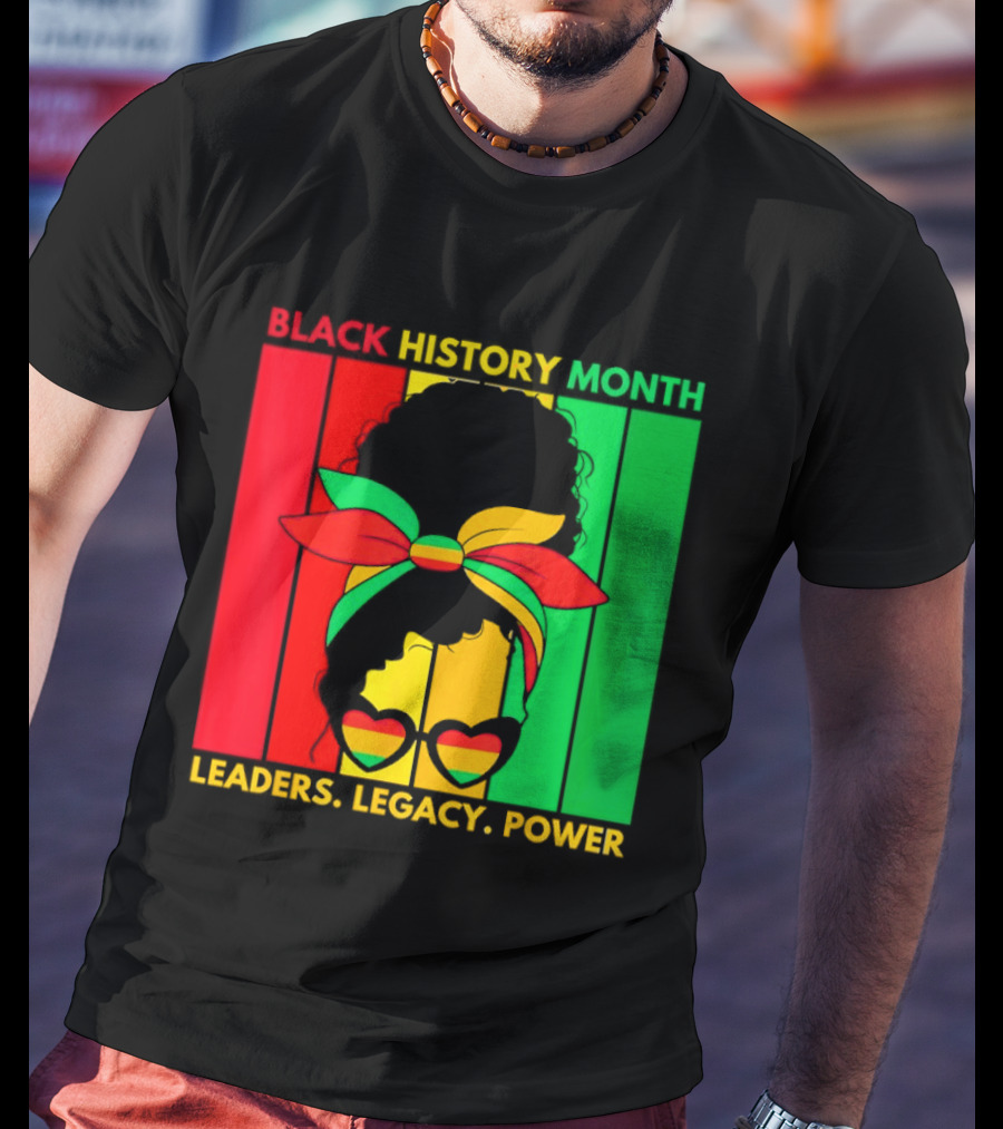 Black History Month Leaders Legacy Power African American T-Shirt