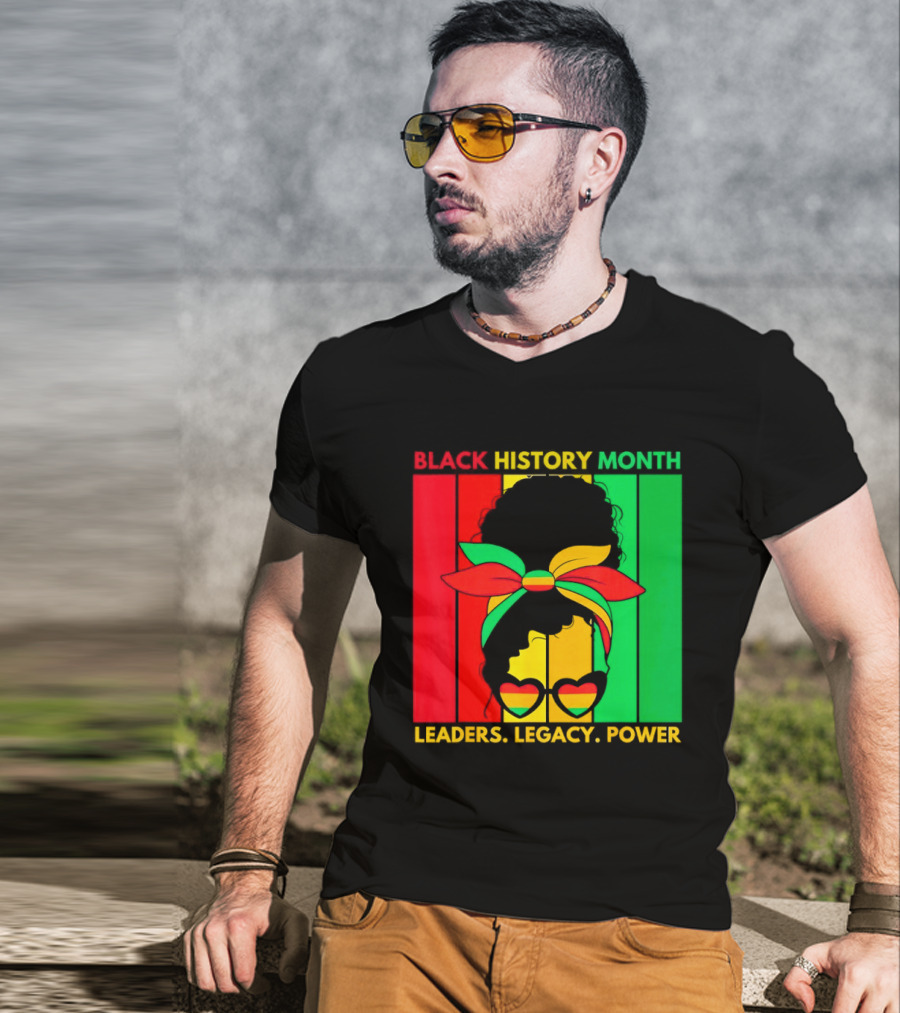 Black History Month Leaders Legacy Power African American T-Shirt