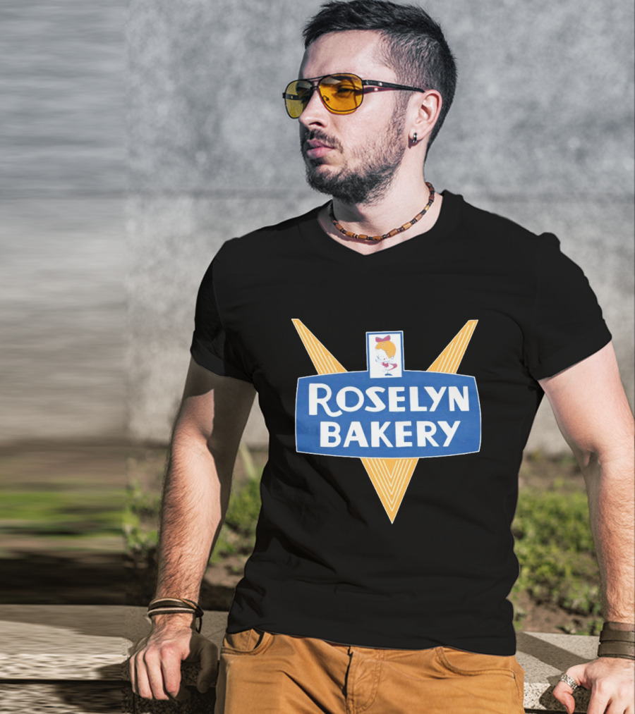 Roselyn Bakery Vintage Logo With Iconic Girl Chef T-Shirt