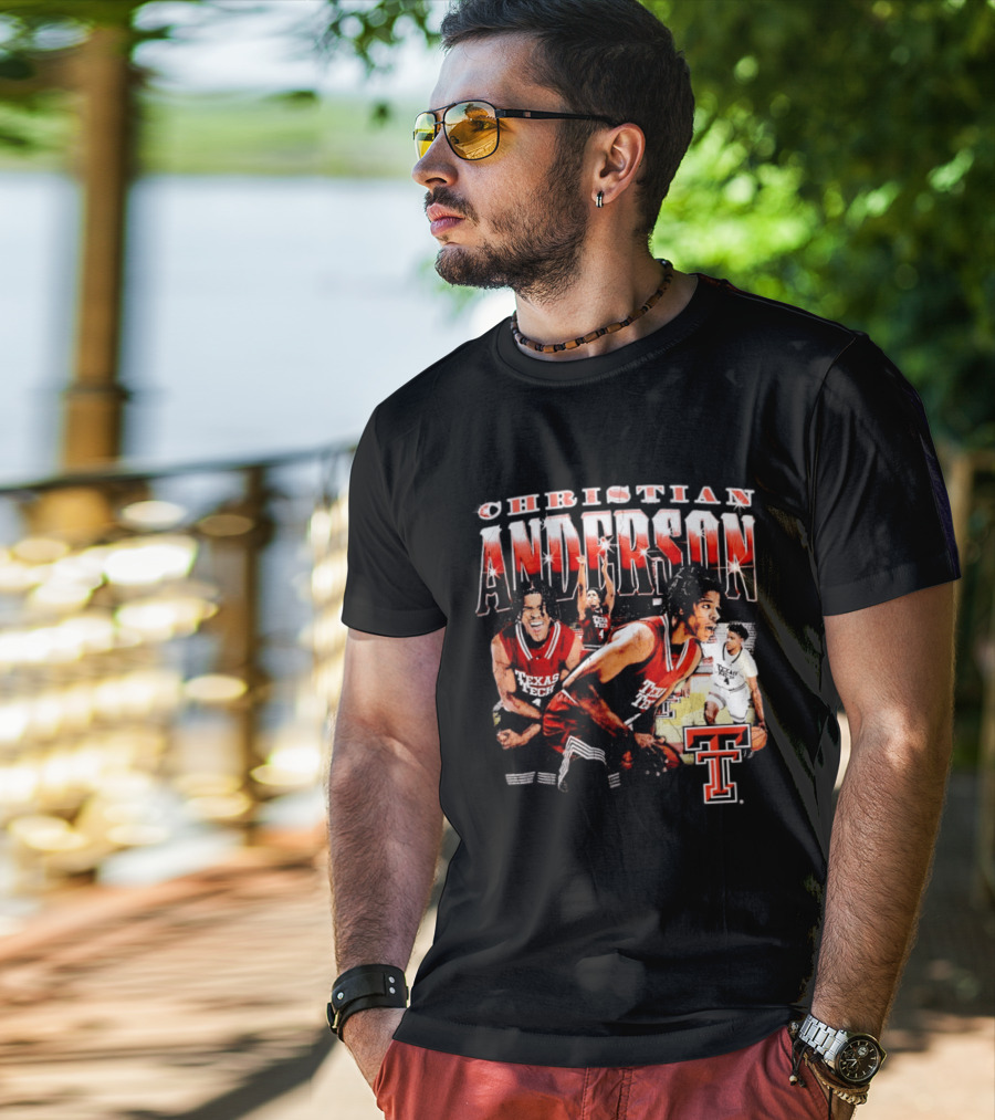 Christian Anderson Texas Tech Basketball 90s T-Shirt
