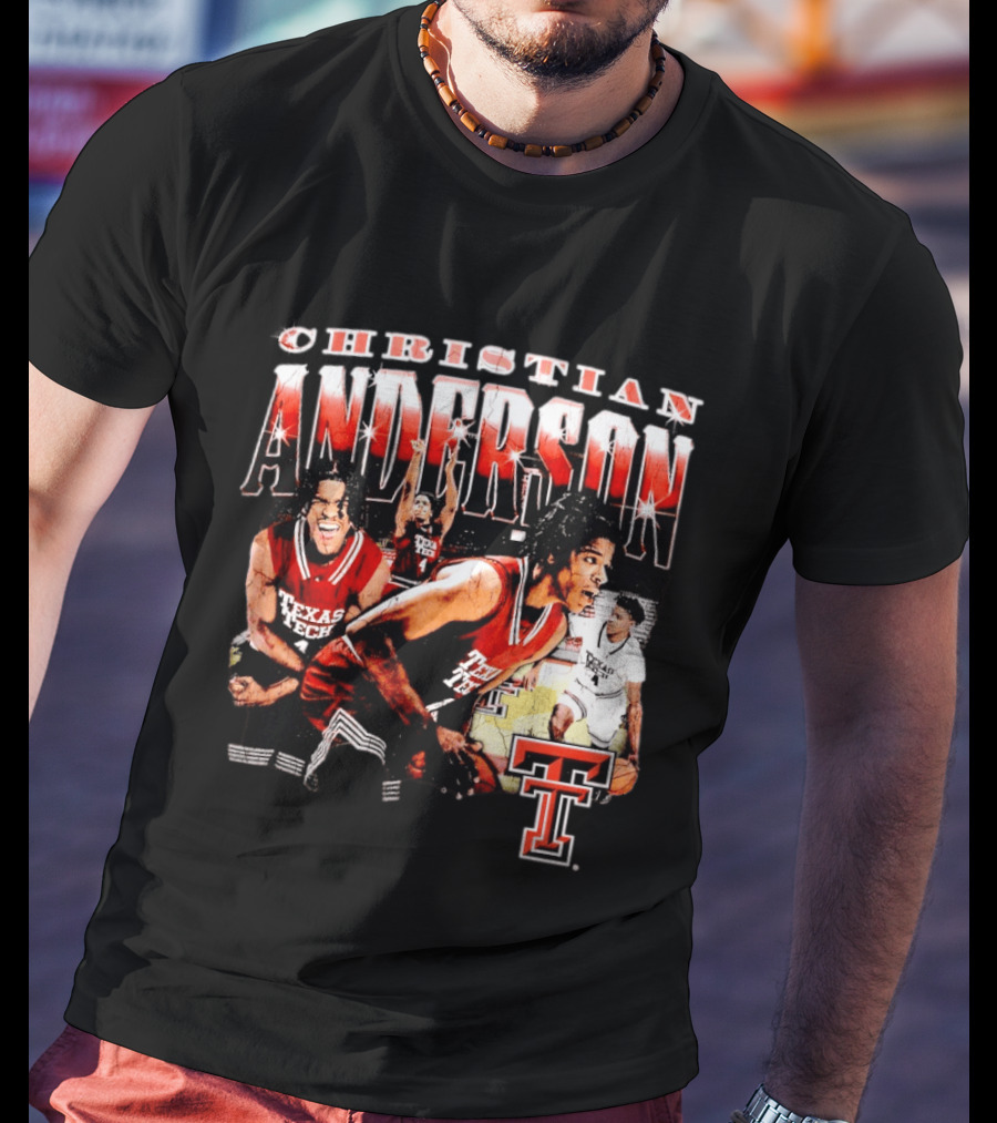 Christian Anderson Texas Tech Basketball 90s T-Shirt