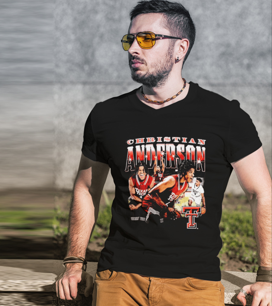 Christian Anderson Texas Tech Basketball 90s T-Shirt