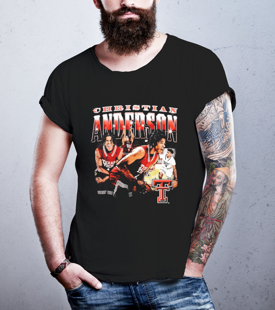 Christian Anderson Texas Tech Basketball 90s T-Shirt
