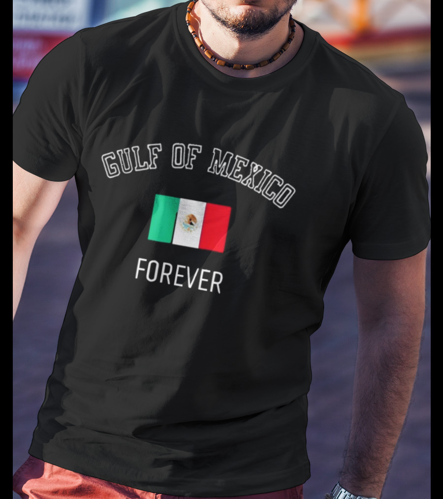 Gulf Of Mexico Forever Mexican Flag Pride T-Shirt