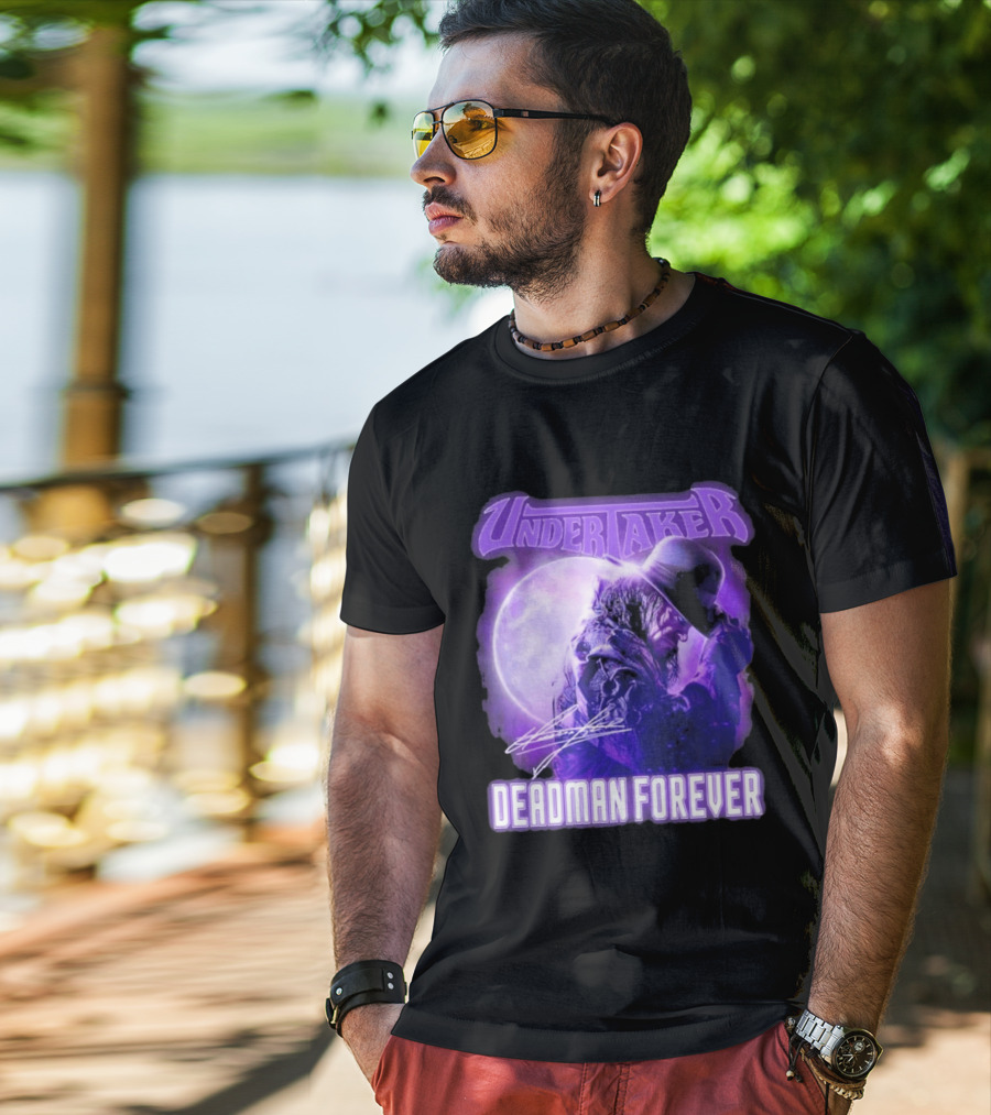 Undertaker Deadman Forever Purple Moon T-Shirt