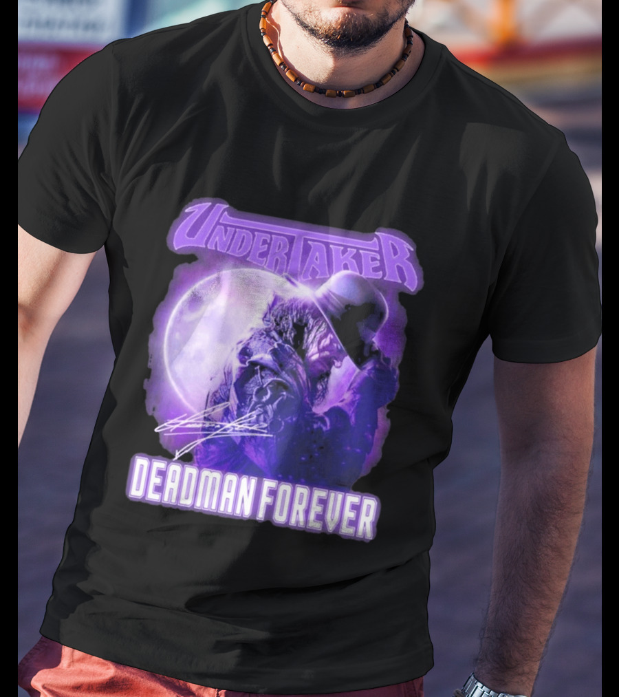 Undertaker Deadman Forever Purple Moon T-Shirt