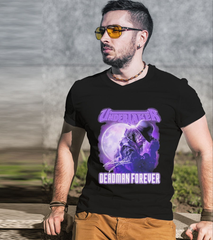 Undertaker Deadman Forever Purple Moon T-Shirt