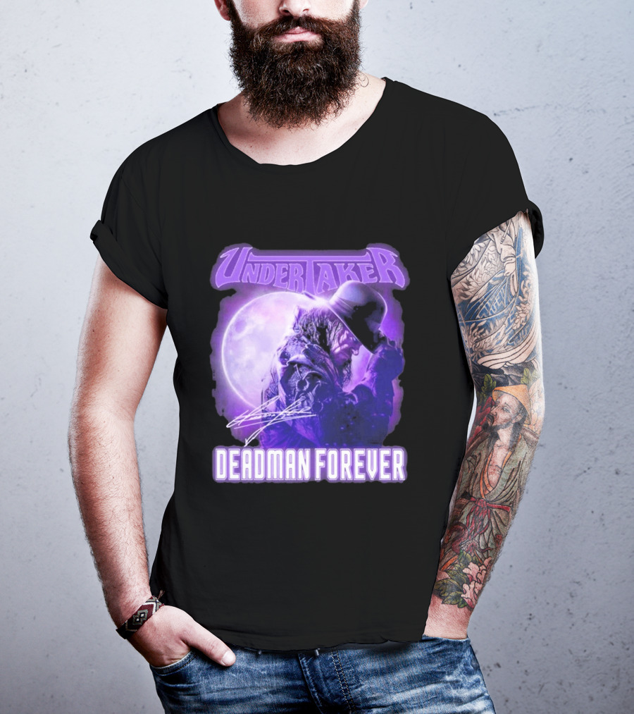 Undertaker Deadman Forever Purple Moon T-Shirt