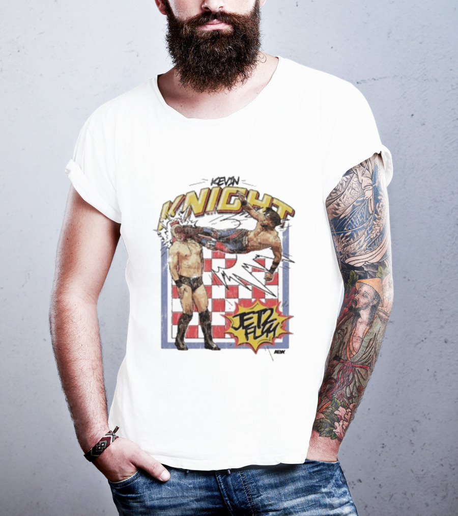 Kevin Knight Jet2fly Wrestling Kick Action T-Shirt