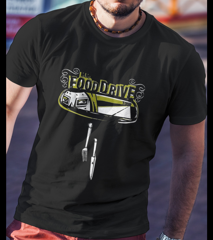 MM Food Drive Tour Fork Spoon Sandwich T-Shirt