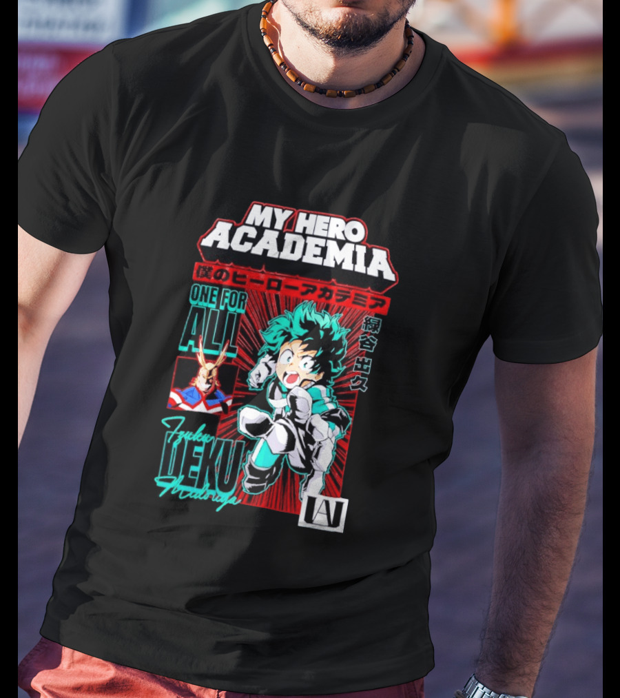 My Hero Academia Boku No Hero Deku One For All Manga T-Shirt
