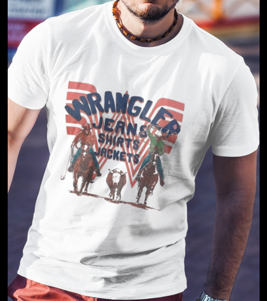 Wrangler Jeans Jackets Retro Cowboy T-Shirt