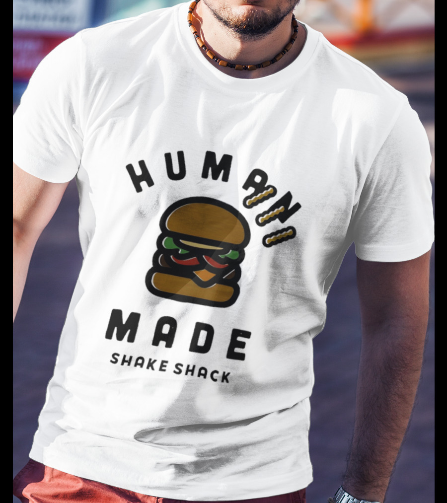 Human Made Shake Shack Hamburger T-Shirt