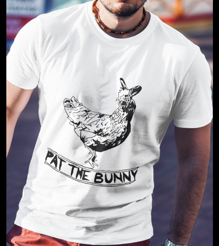 Rooster Pat The Bunny T-Shirt