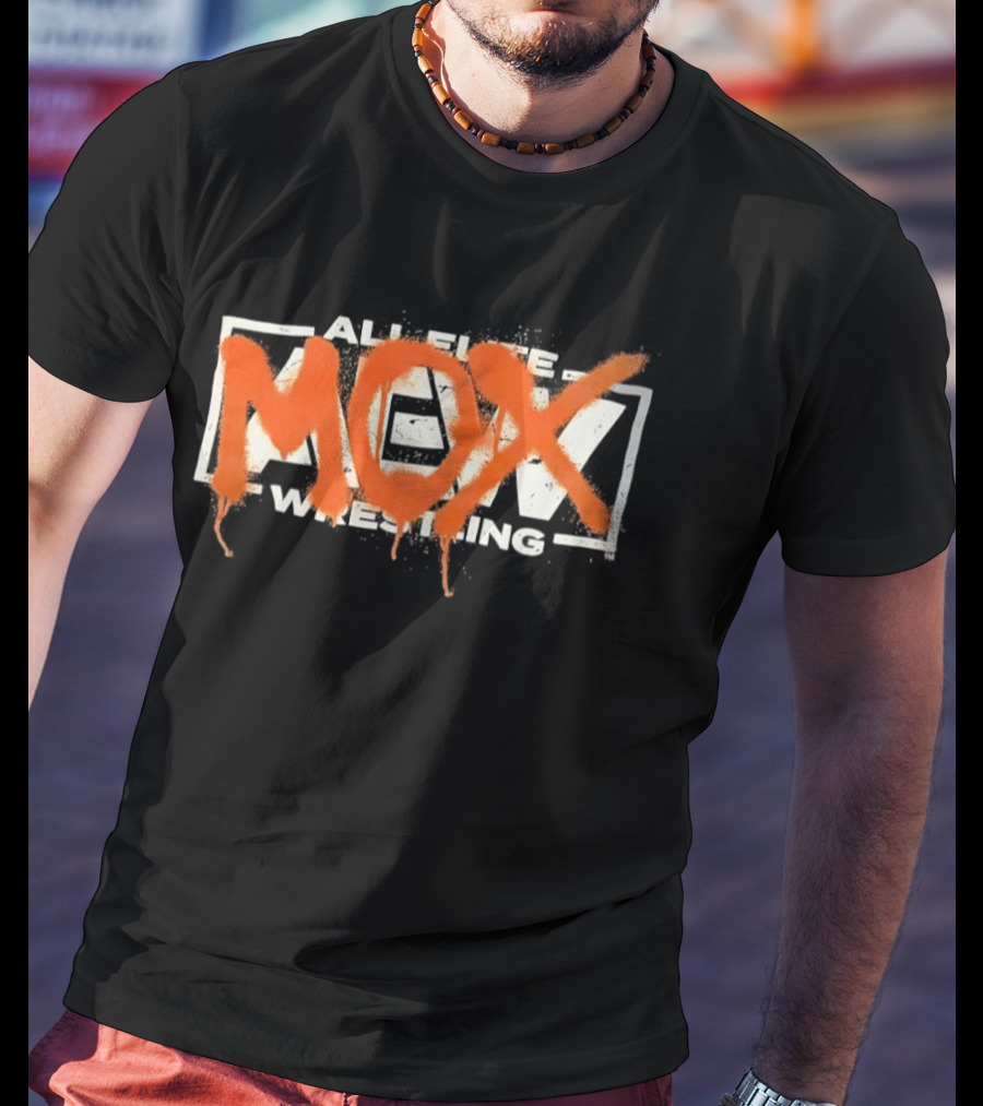AEW Jon Moxley Mox Graffiti Style Wrestling T-Shirt