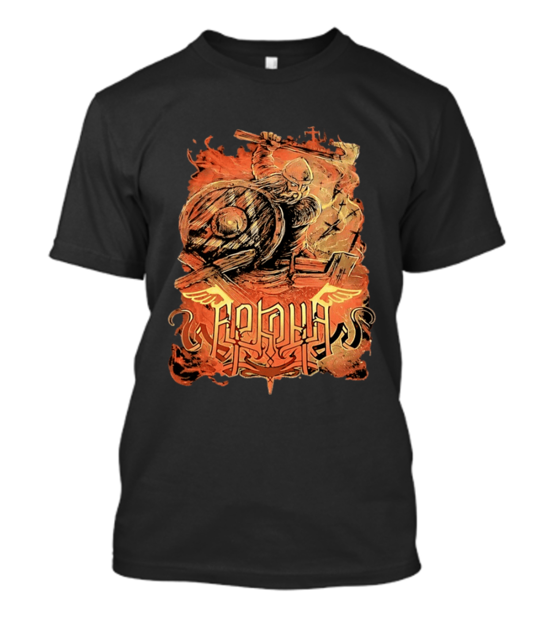 Arkona Viking Warrior USA Canada 2016 Tour T-Shirt