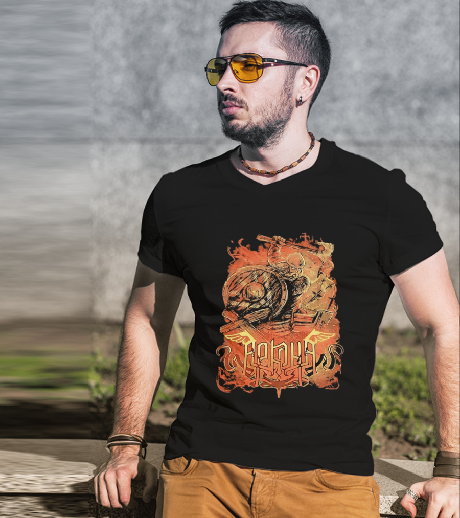 Arkona Viking Warrior USA Canada 2016 Tour T-Shirt