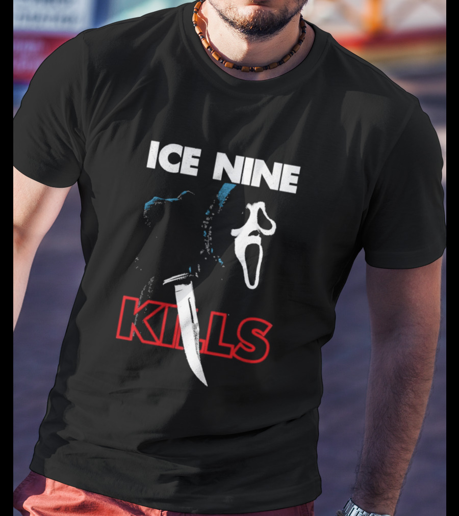 Ice Nine Kills Ghost Face Knife Horror Collaboration Stab Scream 7 Exclusive T-Shirt