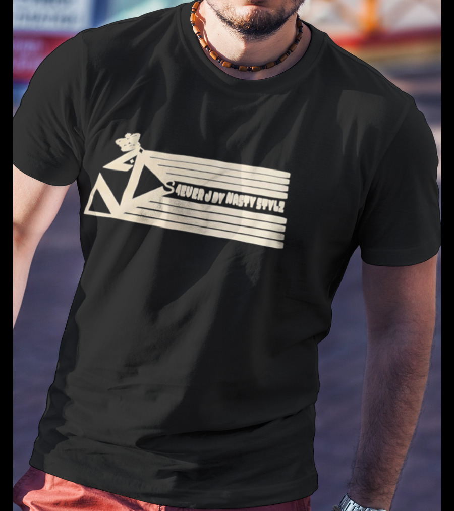 S4ever J Dy Nasty Stvl2 Triangle Zigzag Stripes T-Shirt