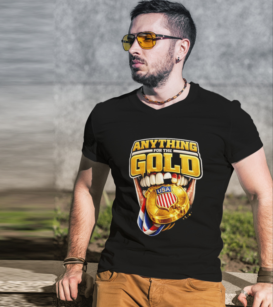 Anything For The Gold USA Medal T-Shirt