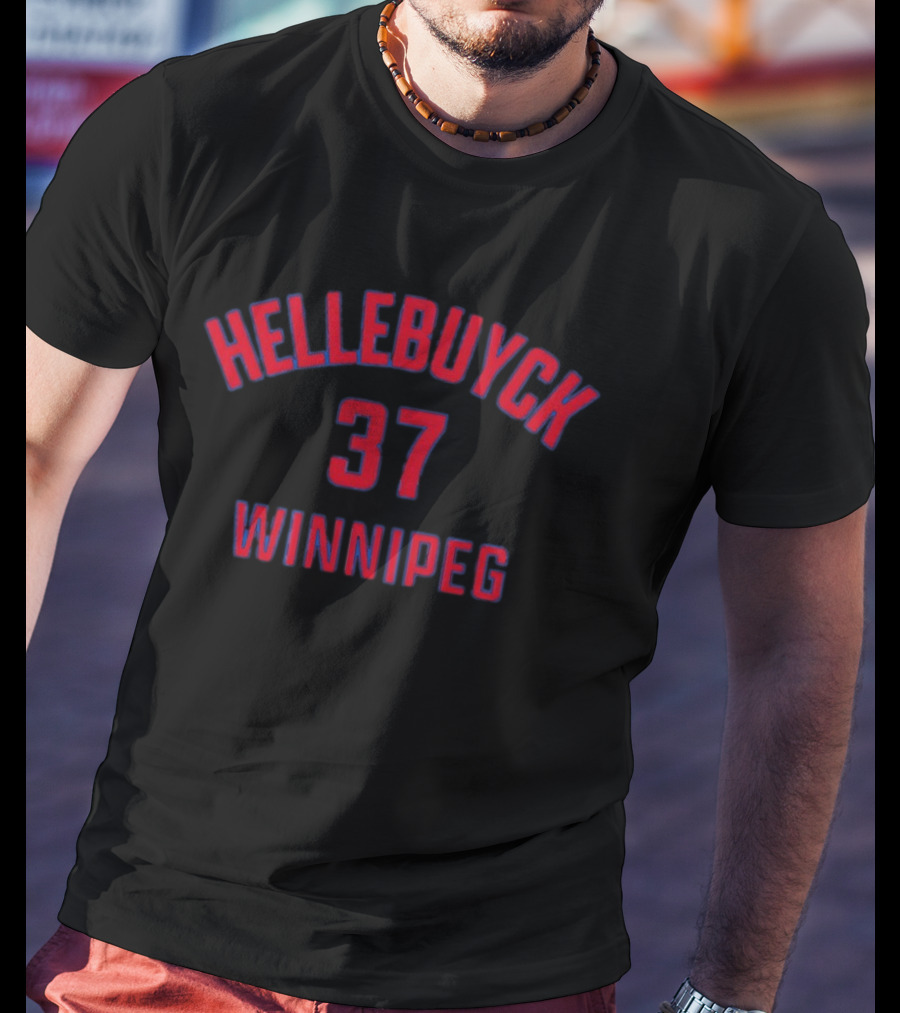 Hellebuyck 37 Winnipeg Jets Hockey T-Shirt