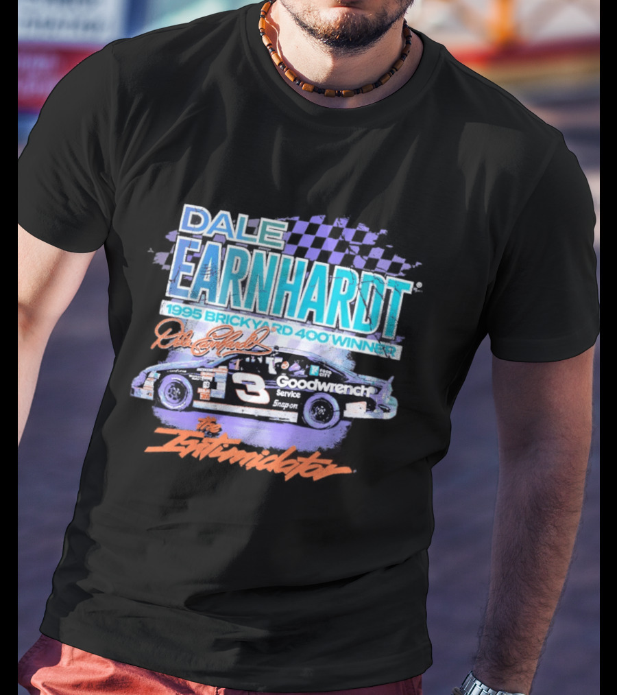 Dale Earnhardt 1995 Brickyard 400 Winner The Intimidator Goodwrench Service T-Shirt