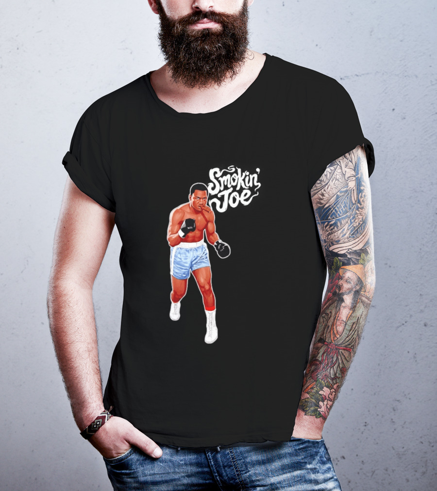 Joe Frazier Smokin' Joe Boxing Legend Historic Fighter T-Shirt