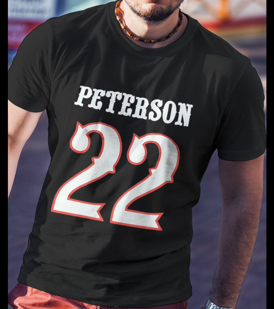 Darryn Peterson 22 Kansas Jayhawks Basketball T-Shirt
