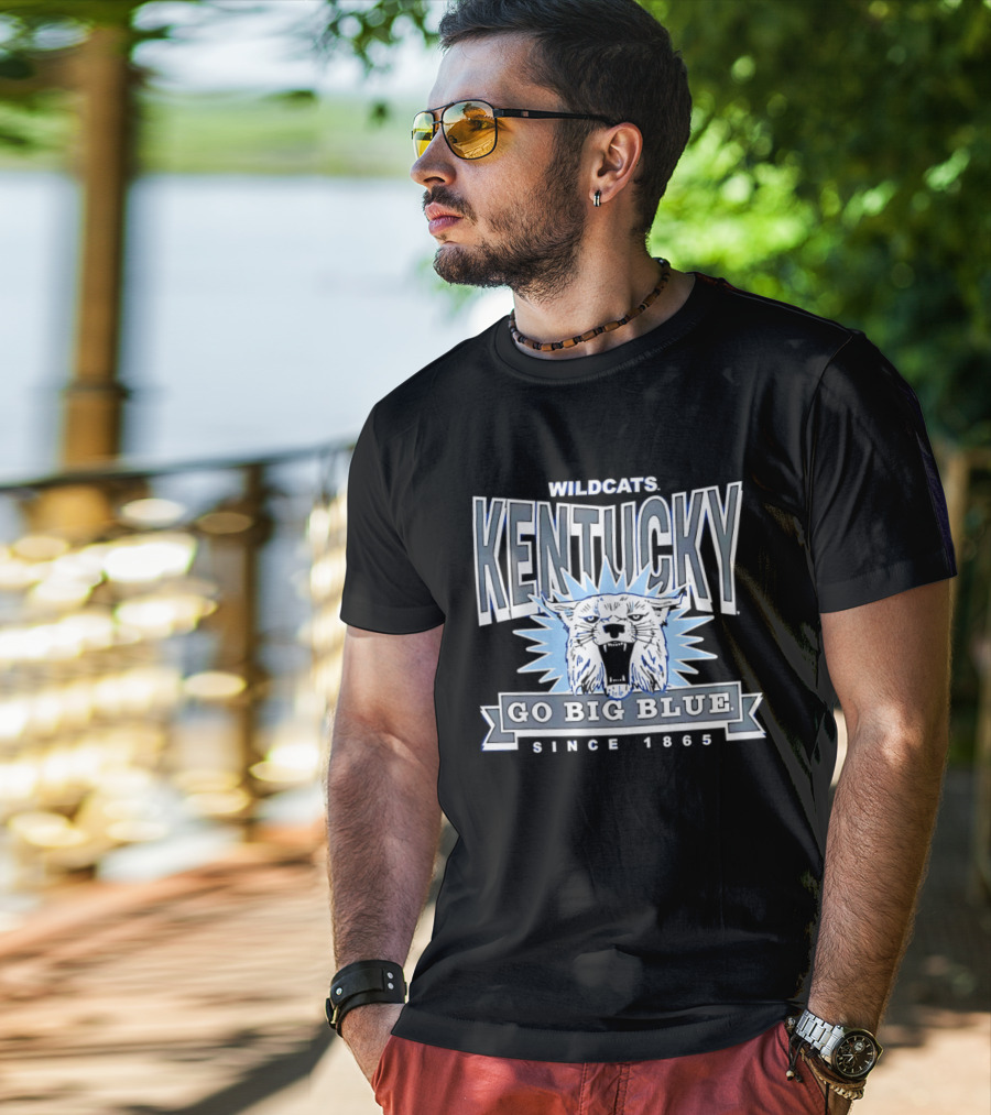 Kentucky Wildcats Go Big Blue Since 1865 Wildcat T-Shirt
