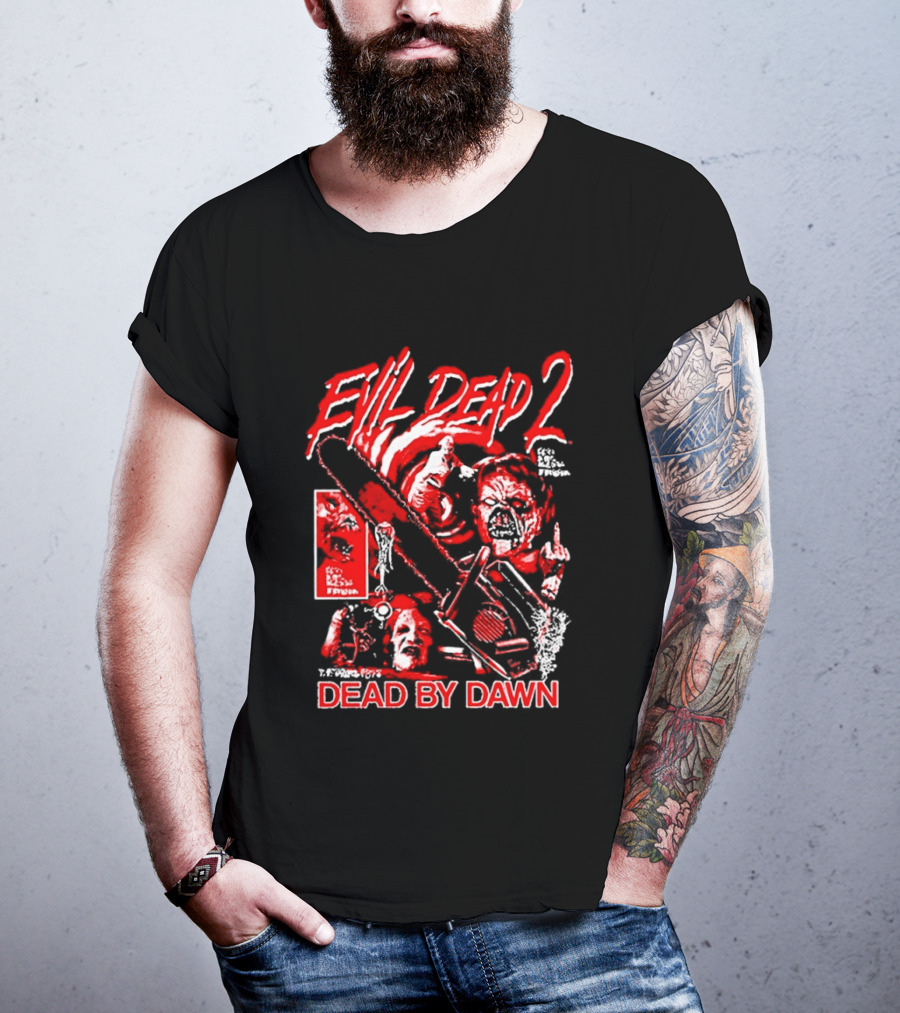 Evil Dead 2 Dead By Dawn Grueling Terror Horror Movie Scene T-Shirt