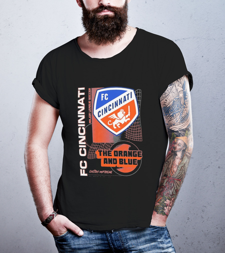 FC Cincinnati The Orange And Blue Soccer Pride T-Shirt