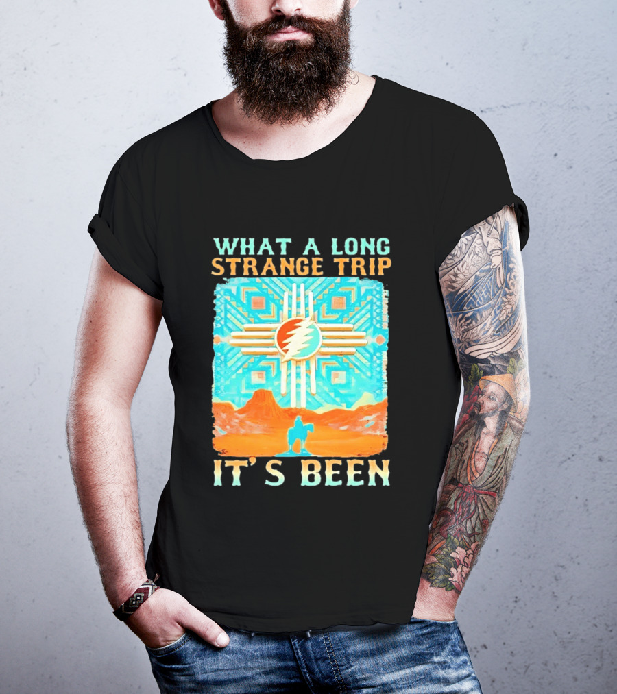 What A Long Strange Trip It's Been Grateful Dead Zia T-Shirt