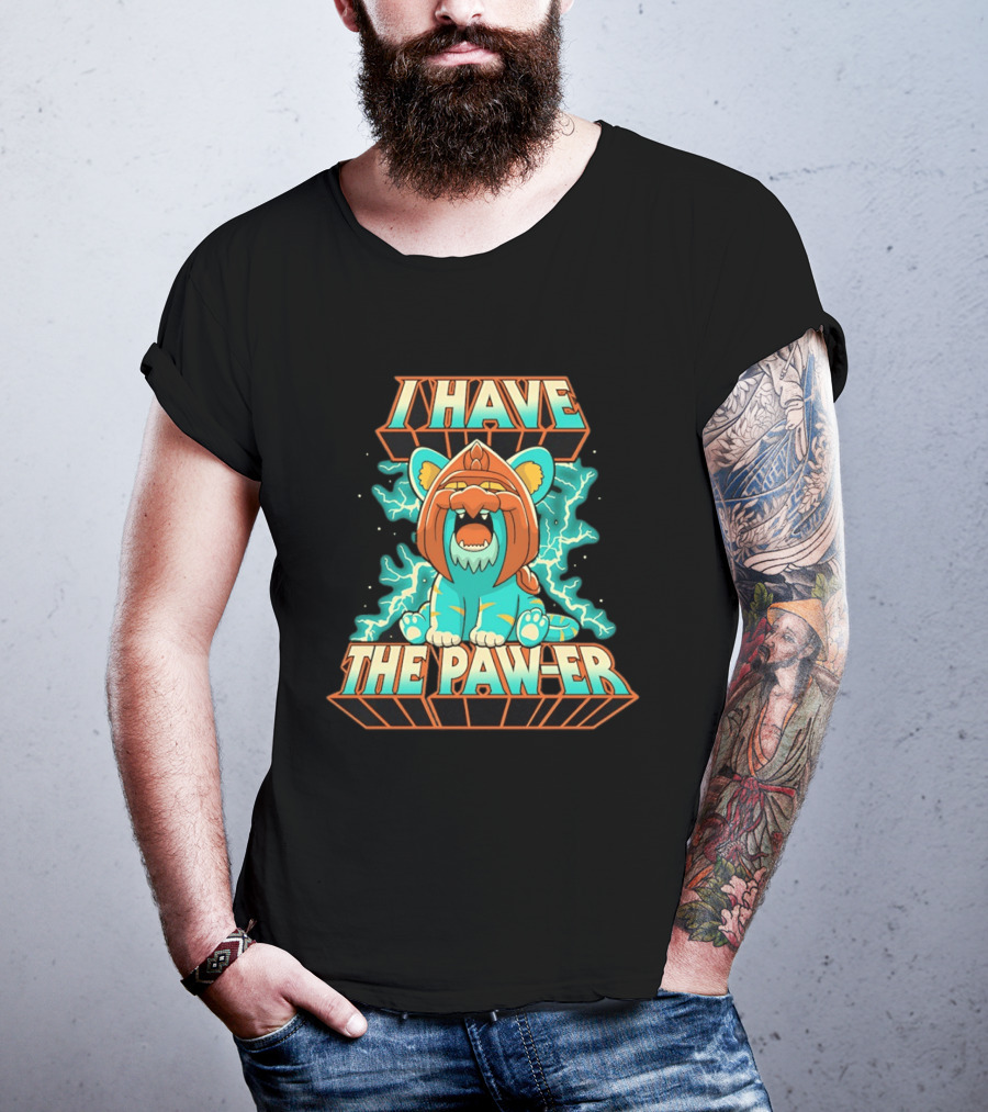 I Have The Paw Er Battle Cat Electrifying Roar T-Shirt