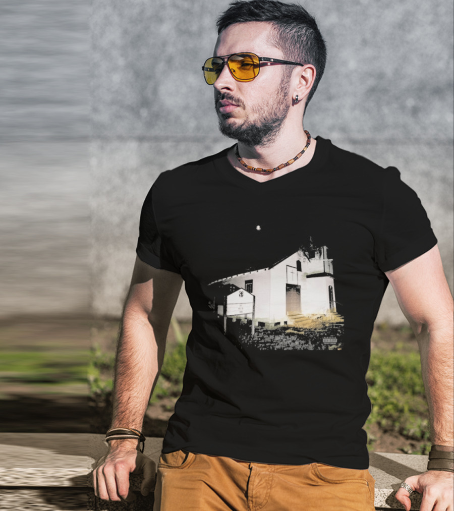 Suicideboys Thy Will Be Done Album Barn Architecture T-Shirt